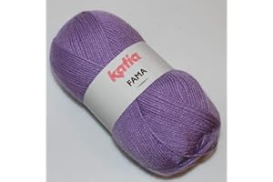Lanas Katia FAMA Ovillo de Color Lila