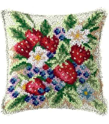 VERVACO Knooppakket Tapijt Handwerken Pakket KONIJN IN SNEEUW Smyrna Knopen Pakket 40 x 40 cm Knutselen en Activiteiten Makkelijk Borduurwerk Hobby Materiaal Woondecoratie Creatief Cadeau