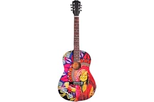 SHOPEWEBB Janis Joplin Tribute Miniature Guitar Replica