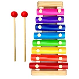 Little Monkey® Wooden Xylophone Musical Toy for Children with 8 Note (Big Size)
