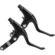 1 Pair Bicycle Brake Lever City Retro Road Handlebar Bent Bar Brake Lever Bicycle Fixed Gear Bike Brake Handle Part