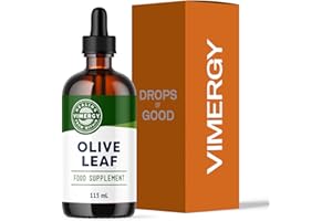 Vimergy Olive Leaf Extract, 57 Servings - Pure Olive Leaf Liquid Drops - Supports Immune and Cardiovascular Health - Gluten-Free, Non-GMO, Vegan & Paleo Friendly (115 ml)