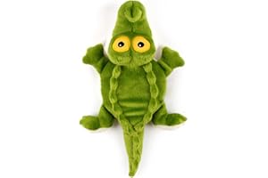 ALL FOR PAWS AFP Jouet à ultrasons pour chien en peluche avec couineur en polaire pour un espace calme, bureau, soirée cinéma, jeu de nuit