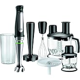 Braun Minipimer 7 &ndash; Hand Blender with SplashControl Technology, ActiveBlade System for Hard Food, Speed Selection, Processor