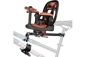 auvstar Asientos De Bicicleta Montados Delanteros para Niños,Asiento Infantil para Bicicleta De Montaña,Infantil Delantero Plegable