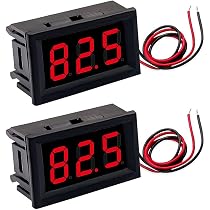 DC 4,5V/4,7V/5V-30V 0,56 Voltmetro Pannello LED Misuratore di Tensione