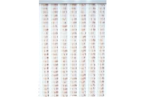 Pratiko Life Tenda Moschiera, Parasole, Perline 100 x H 220 cm Asta in Alluminio