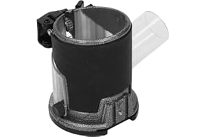 SPACNANA Trimmmaschinenbasis, Tauchfräserbasis aus Aluminiumlegierung Trimmmaschinenbasis mit Schwarzem und Transparentem Kunststoffstaub, Büro-Klebebandspender