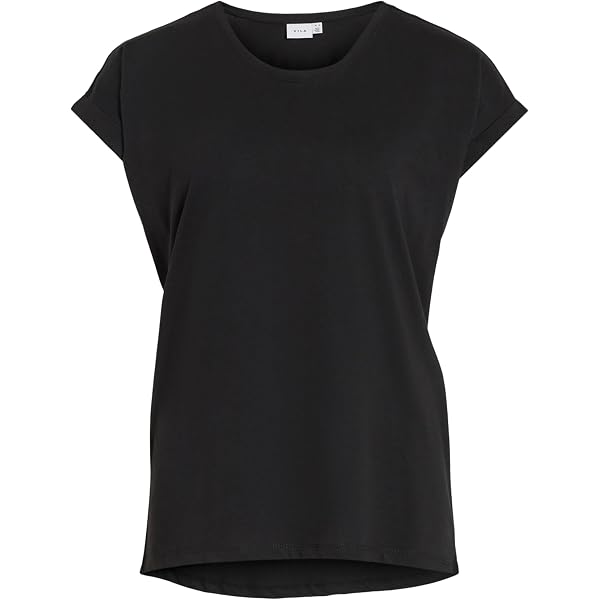 VILA VIELLETTE S/S SATIN TOP/SU - NOOS Dames Top - Maat 38