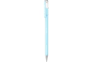Pentel - Bolígrafo gel Hybrid Milky en colores pastel, Azul Pastel