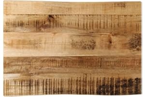 ‎VIDAXL vidaXL Tischplatte, Holzplatte für Tisch Esstisch Couchtisch, Massivholzplatte Baumkante, Ersatztischplatte, 60x40x2,5cm Raues Mango Massivholz