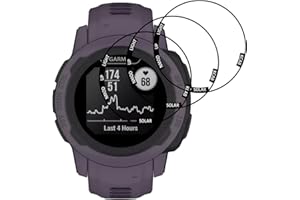 Beukei Panzer Schutz Glas für Garmin Instinct 2S, 3 Stück Schutzfolie [9H Härte] [Fingerabdruck kompatibel] [Blasenfrei][3D Vollständige Abdeckung] Displayschutzfolie