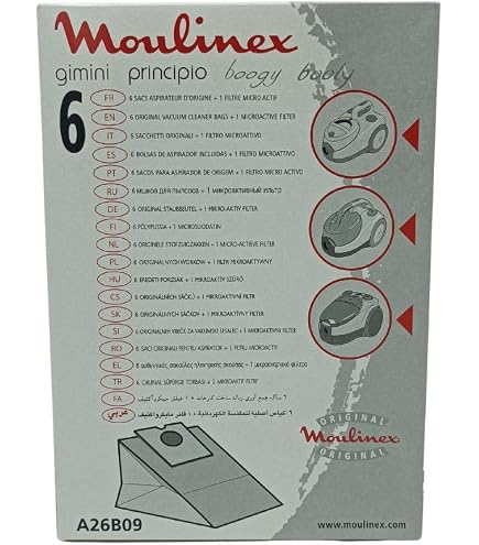 Sacchetti per aspirapolvere Rowenta, Moulinex LG Carrefour
