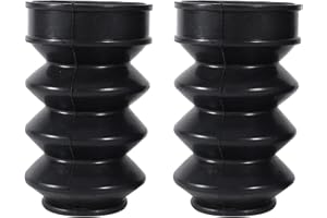 AKOZON Copri forcella anteriore per moto, protezione per forcella anteriore in gomma da 39 mm Protezione per ghette Gator Stivali per Dyna FX XL 883