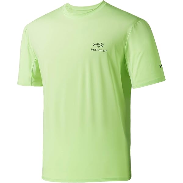Bassdash T-shirt voor heren met UPF 50 uv-bescherming, vissersshirt met korte mouwen, XL Bassdash T-shirt voor heren met UPF 50 uv-bescherming, vissersshirt met korte mouwen, XL