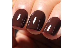 Ozzeal Braun UV Nagellack, 15ML Schokoladen Braun UV Gel Nagellack Soak Off Led Gel Nail Polish Herbst Winter Starter Maniküre Salon DIY Gel Nagellack Zu Hause Für Mädchen