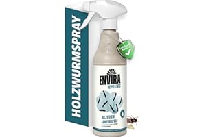 Envira Holzwurm Abwehrspray 500 ml - Spray mit Langzeitwirkung gegen Holzbock & Holzwurm - Mittel gegen Holzwürmer für innen - Effektives Holzwurmmittel & Holzwurmschutz