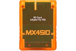 ANNADUE Adapter Karty Pamięci, Wymienny Adapter Czytnika Kart Pamięci do, Adapter Karty Pamięci Konsoli do Gier Bez Karty SD (Pomarańczowy)