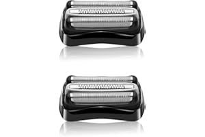 YAZIYIR Lot de 2 têtes de rasoir de rechange pour série 3 32B compatibles avec Braun S3 3040s 3000s 3050cc 3010s 3070cc 3080s 3090s 310s 3020s 330s 370cc-4 380s-4