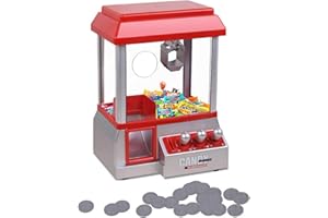 GZIZTX Candy Grabber - Macchina per caramelle, per bambini e adulti, colore: Rosso