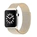 Produktbild Apple Watch Series 1, Series 2, Edition 38 mm OKCS Milanaise Edelstahl Armband - inkl. Connector - Luxus Uhrenband Strap Genius Stainless Steel - in Gold