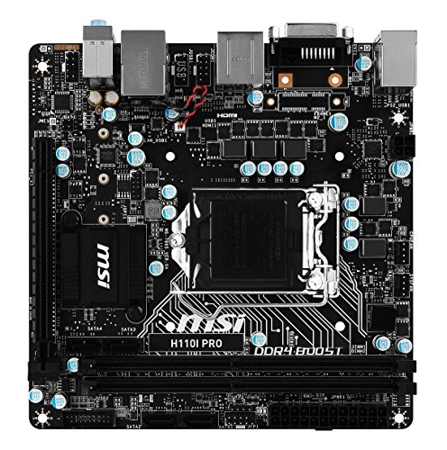 gecCOM Mini / Slim-COMPUTER | 250W Netzteil | Intel Core i5-7400 4×3,0GHz | 8GB DDR4 | 128GB SSD + 1000GB HDD | MSI H110 Mainboard | Intel HD 630 Grafik | 7.1 Sound | GbitLAN | DVD-RW | Win10 Pro - 2