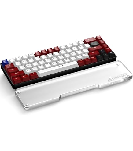 Attack Shark Clavier Attack Shark Repose-poignet En Bambou 87 Touches, Support De Poignet De Souris Attack Shark