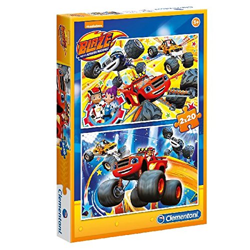 Blaze And The Monster Machine - Puzzle 2 x 20 Piezas (Clementoni 7023)
