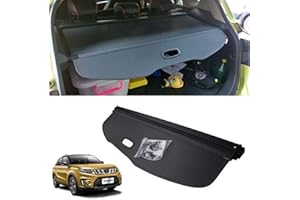 CMHZJ Retrattile Auto Bagagli Protezione Coperchio per Suzuki Vitara 2016-2020, Nero Portabagagli Posteriore Tronco Privacy Cappelliera, Auto Accessori Interni
