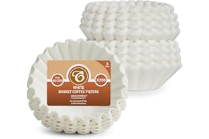 EDESIA ESPRESS 600 Stück 80/200mm Korbfilter Kaffeefilter - kompatibel mit Beem, Cuisinart, Phillips, Gastroback usw.
