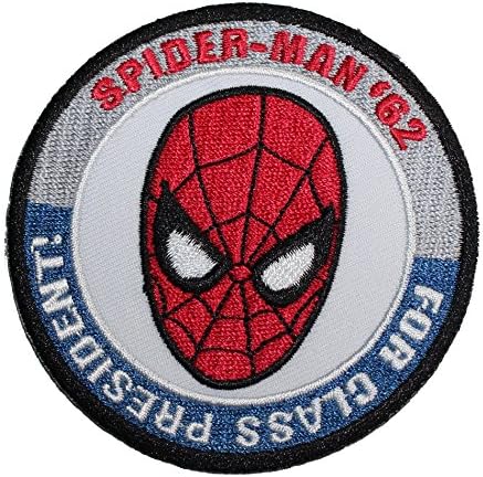 SPIDERMAN PATCH, Officially Licensed Comic Superhero, Iron-On / Sew-On, 3" x 3" Embroidered PATCH