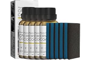 GMTEO Nettoyant Plastique Voiture Interieur, 2024 Crème de réparation de rayures voiture, Revêtement Cristal Pour Pièces en Plastique Polish en Spray Clean Auto, Produit Nettoyage Voitur (30ml/ 5 pcs)