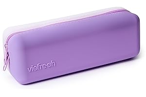 Visfresh Disposable Daily Contact-Lens Case Organizer, Travel-Friendly, Premium Quality, Water-Resistant Silicone Case with Clearly Labeled R & L, Storage up to 30 Lenses (Purple)