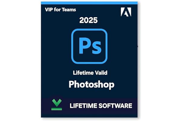 Photoshop PS Software 2025 New Edition (1 PC or 1 Mac) Lifetime Validity (Pre-Activated, Genuine Software) Photo Editor / Photo Editing 32/64 Bit Supported