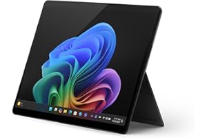 Microsoft Surface Pro (bez zasilacza) | Copilot+ PC | 13-calowy ekran dotykowy OLED | Snapdragon® X Elite (12 rdzeni) | 16 GB pamięci RAM | 256 GB SSD | najnowszy model, 11. edycja | czarny
