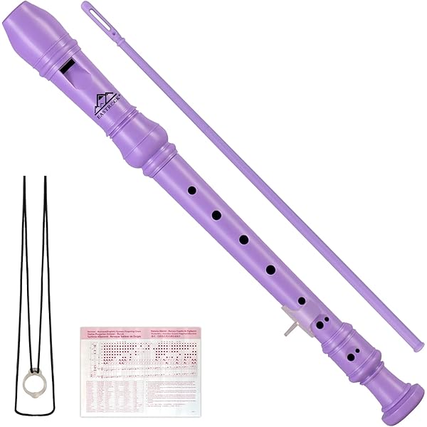 Flute Enfant Lot De 3 Flûtes à Bec Soprano à 8 Trous Avec Tige De Nettoyage De Style Allemand Pour Enfants, Débutants, Remise De Diplôme Ou Cadeau De Rentrée Scolaire (bleu Foncé