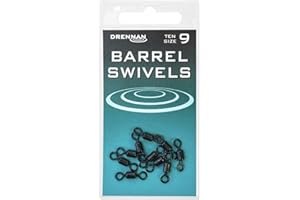 Drennan Barrel Swivels For Fishing Pack Of 10