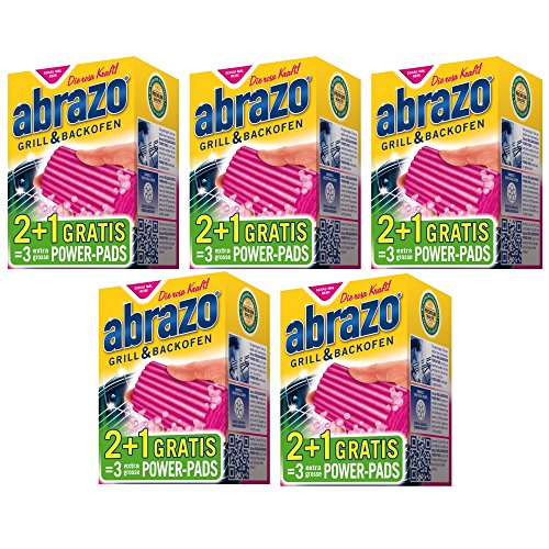 Preisvergleich Produktbild Poliboy Abrazo Grill - und Backofenreinigungskissen (5x)