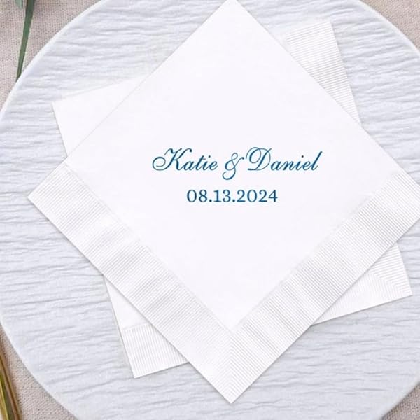 Personalisierte Servietten Mit Foto & Name – Für Abschluss, Abitur, Masterfeier, 330x330 Mm, Wählbare Menge