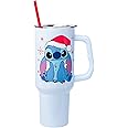 Silver Buffalo Christmas Cuties Show Much Fun 40oz Stainless Steel Tumbler w Handle