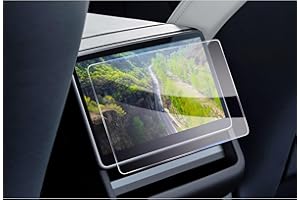 GAFAT Tesla Model Y Juniper 2025 2026/ Model 3 2024 2025 8" Film de Protection d'Écran Arrière, Model 3 Highland Film en Verre pour 8" Touchscreen de Divertissement Arrière, 9H Anti-Rayures