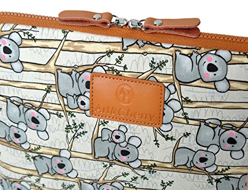 art&cherry © 7,9-8,4″ Universal Tablet PC Schutzhülle / Tasche aus feinstem Canvas Gewebe passend für z.B. Lenovo Yoga IdeaTab A8 Miix 2 , Dell Venue 8 Pro , Sony Xperian Z3 Tablet Compact , Huawei MediaPad M1 , Samsung Galaxy Tab , Asus VivoTab , Acer Iconia W4 , Asus MemoPad 8Zoll Muster Koala - 3