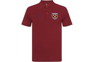 West Ham United FC - Polo Oficial para Hombre - con el Escudo del Club