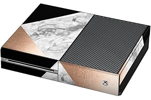 DeinDesign Skin Compatible with Microsoft Xbox One Foil Sticker Rose Marble Pattern