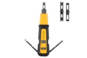 Cable Matters Punch Down Tool with 110 & 66 Blade, RJ45 Ethernet Punch Tool, Keystone Punchdown Tool for Cat 8, Cat 7, Cat 6A, Cat 6, Cat 5e, Cat 5 Network