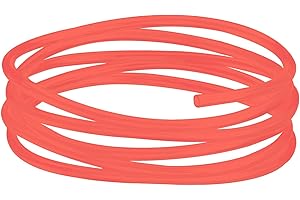 LUCYSTUDIO Tubo de Caucho para Pecera 5m 4/ 6mm Tubo de oxígeno Universal Manguera Estándar para Tanque Acuario Amarillo Verde Rojo Azul Negro