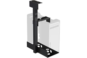 VEXNOOK Supporto per PC sotto scrivania – Supporto robusto e regolabile con rotazione di 360 gradi, supporto per sospensione per computer, altezza regolabile, 300 – 500 mm fino a 25 kg per la maggior parte