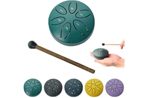 ADIUS Tambour de pluie pour l'extérieur, tambour de pluie pour l'extérieur lorsqu'il pleut, instrument de batterie de pluie pour l'extérieur, tambour de pluie musical extérieur pour jardin, mini tambour à