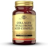 Solgar Hyaluronic Acid Complex with Collagen | 30 Tablets | With Vitamin C for Collagen Formation &middot; Skin Care