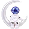 Street27® Cute Outer Space Astronaut Figurine Action Figure Toys Statue for Showpiece Home Living Room Decor Office Desktop Decoration Car Dashboard, Kids Birthday Party Gift (Moonstar Bluestar)
